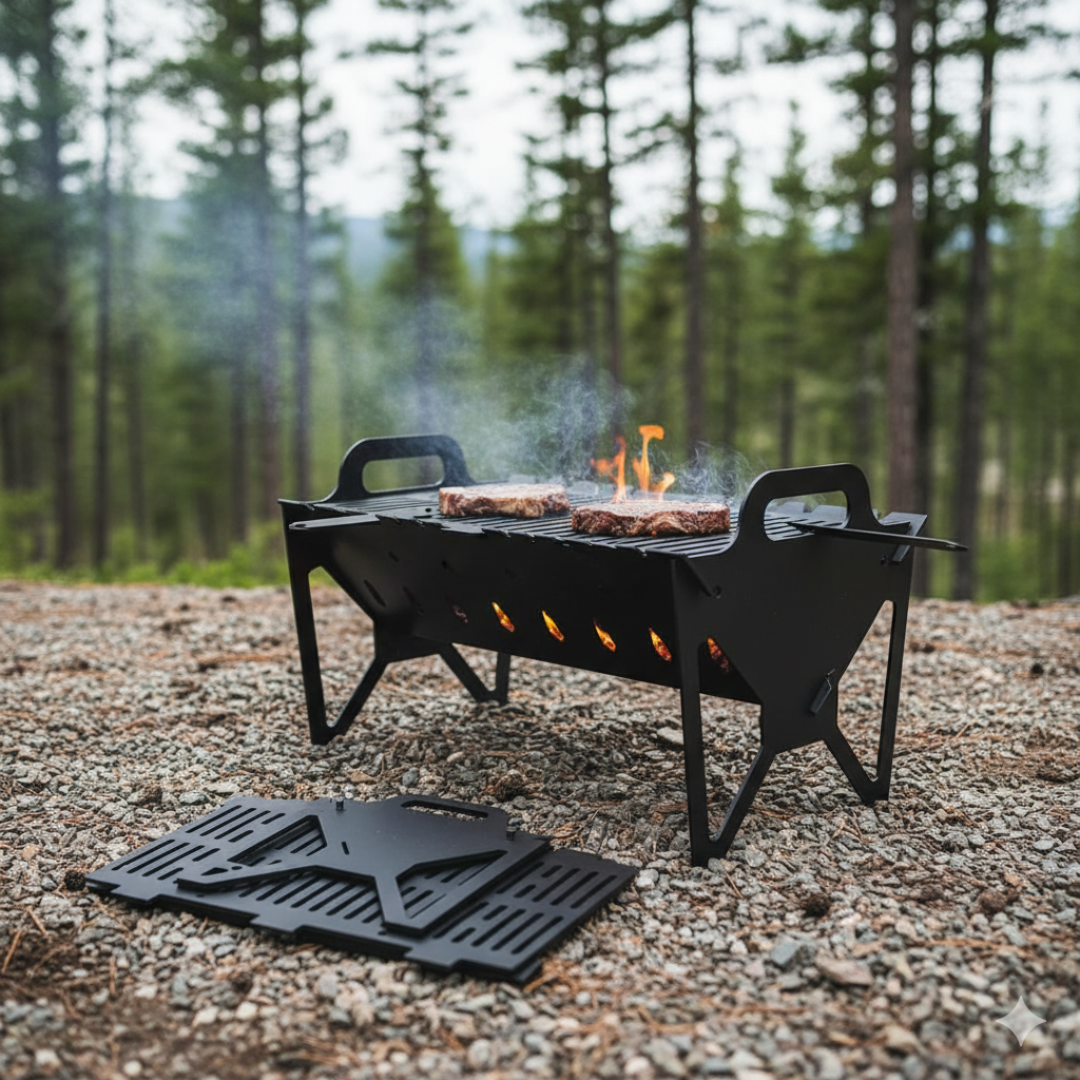 Churrasqueira Portátil Blast Dobrável Super Resistente