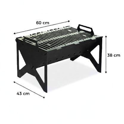 Churrasqueira Portátil Blast Dobrável Super Resistente